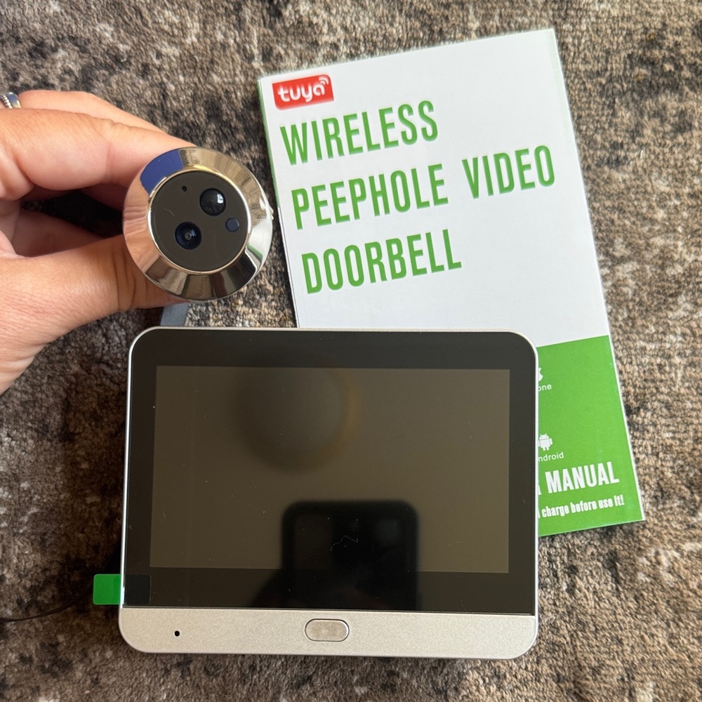 Wireless Peephole Video Doorbell